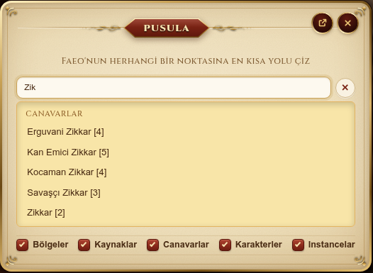 Nesne adı listesi