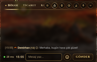 Oyun sohbeti