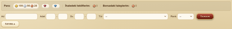 İhale filtre çubuğu